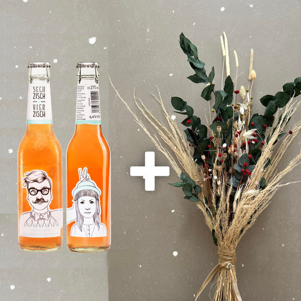 WILD CHRISTMAS - Strauß + "Rosé + Orange"