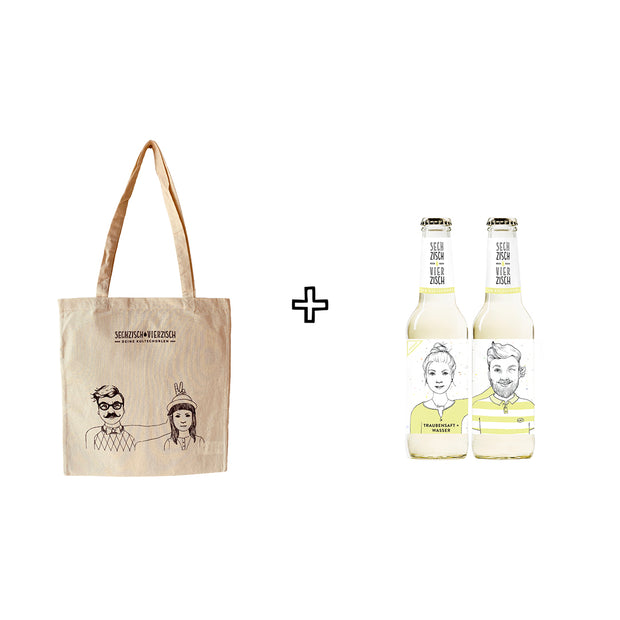 Henry und Lotte - Tasche - Sechzisch Vierzisch - Weinschorle