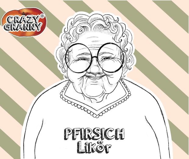 Pfirsich - Crazy Granny Likör